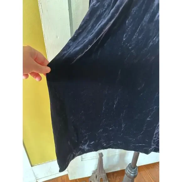 Johnny Was Los Angeles Holland Embroidered Tunic In Navy Blue Velvet 1X - Picture 7 of 15